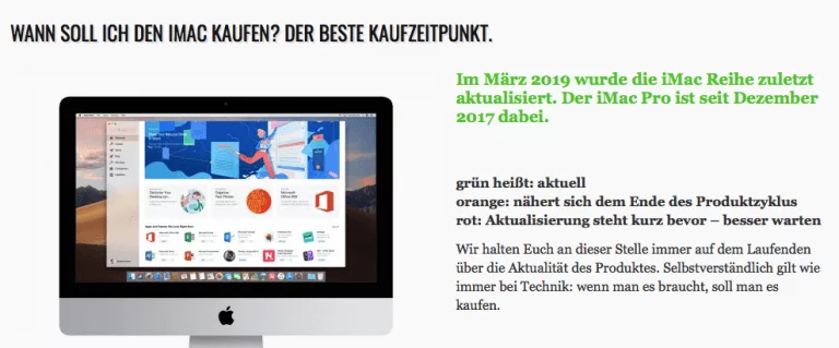 Wann Mac kaufen? Der richtige Kaufzeitpunkt