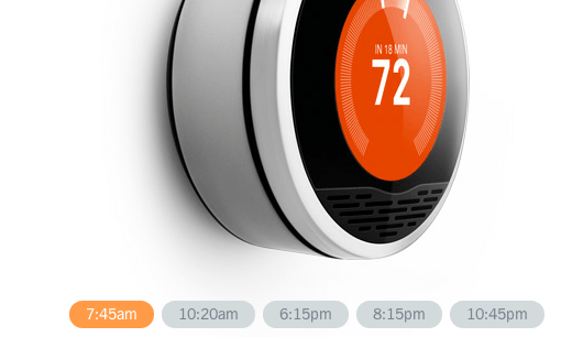 Intelligentes Thermostat Nest im US-Apple-Store
