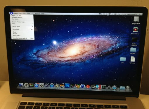MacBook Retina Standard Resolution
