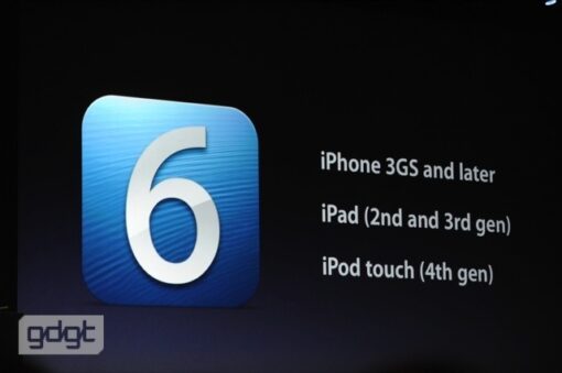 iOS 6 für 3GS