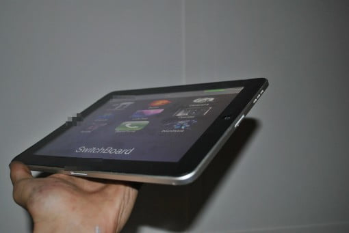 iPad Prototyp mit zwei Dock-Anschlüssen