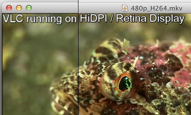 VLC Media Player 2.0.2 mit Retina-Display und PowerPC Unterstützung