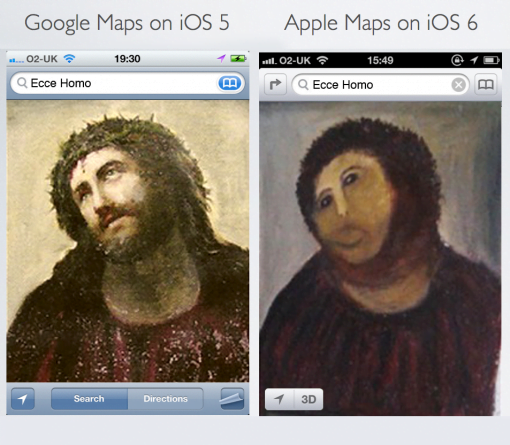 iOS Maps Jesus