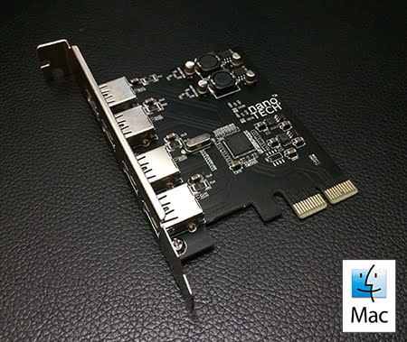 Mac Pro mit USB 3.0 nachrüsten: PCI Express Card ohne Treiber