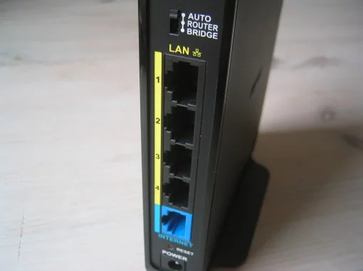 Ein Gigabitport auf der Rückseite