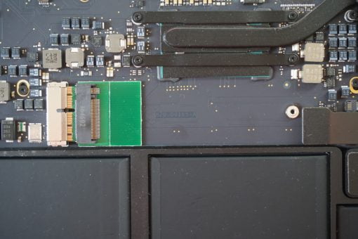 MacBook Air M.2 SSD Adapter Einbau