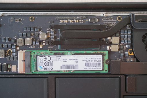 M.2 NVMe SSD in MacBook Air