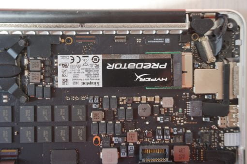 MacBook Pro Retina M.2 SSD mit Adapter