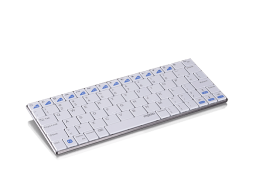 Rapoo Bluetooth Tastatur E6300 white
