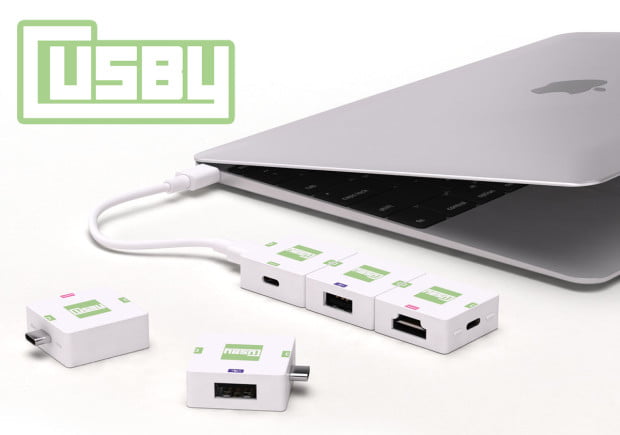 Cusby: modulare Porterweiterung und Adapter für USB-C