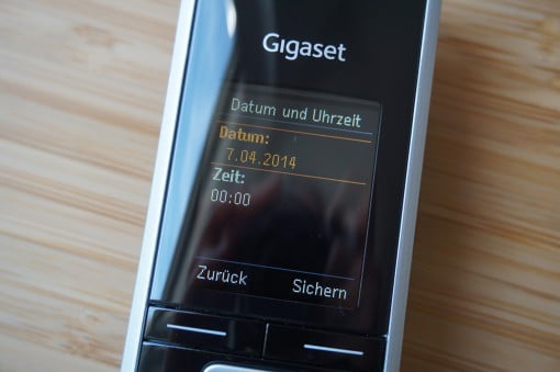 Gigaset S850A GO IP Voip Telefon Display