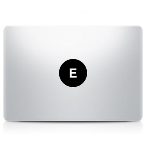 Alphabet Decal MacBook E