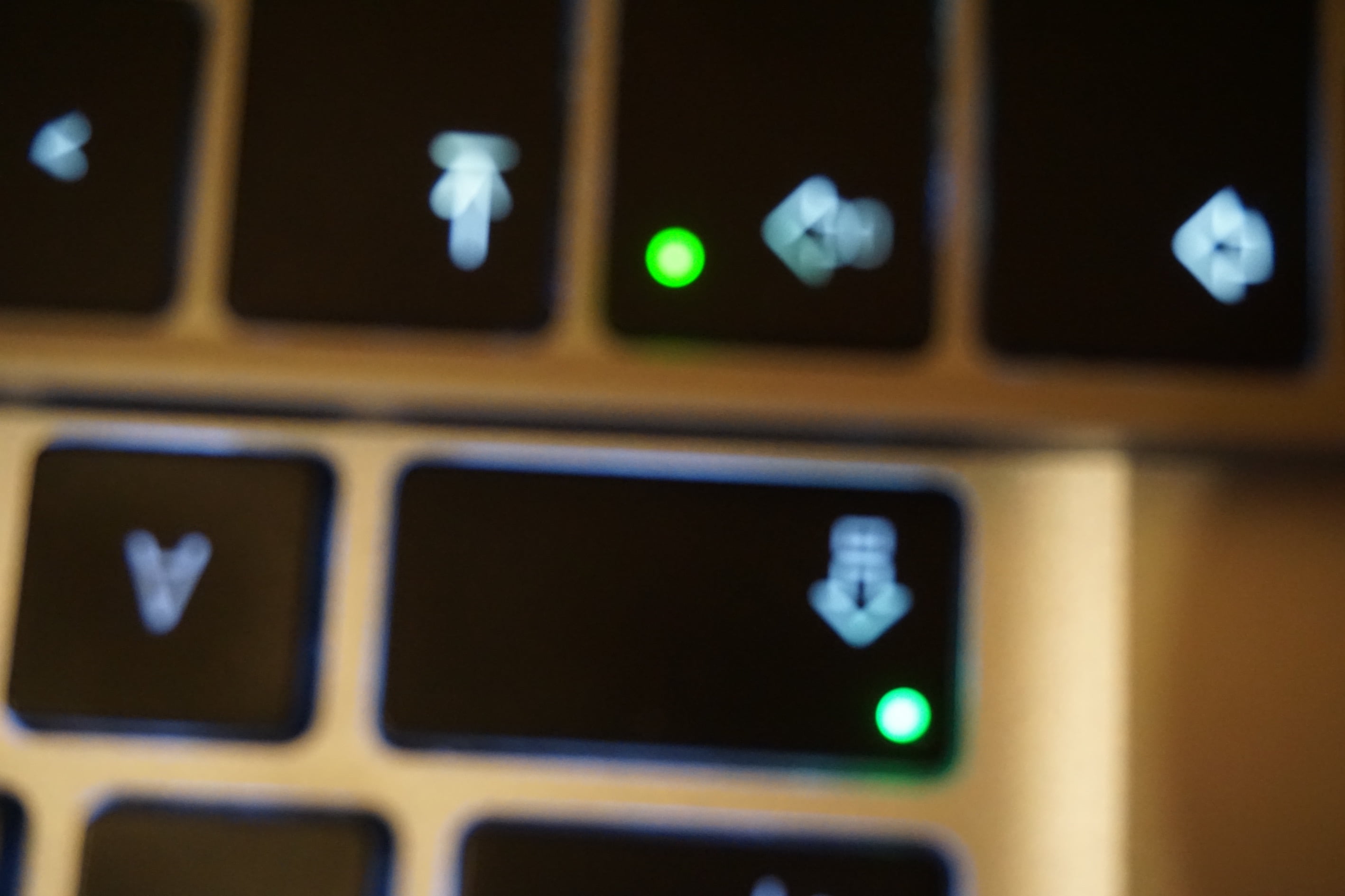 LED MacBook Tastatur grün
