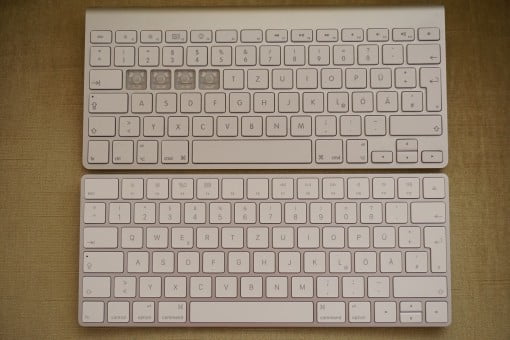 Apple Magic Keyboard und alte Bluetooth Tastatur