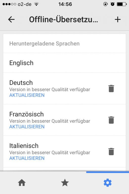 Google Übersetzer offline