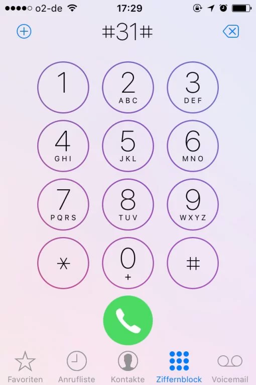 iPhone Rufnummer unterdrücken