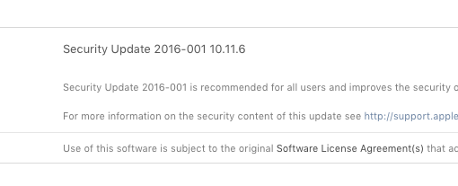 Wichtiges Sicherheitsupdate für OS X El Capitan und Yosemite