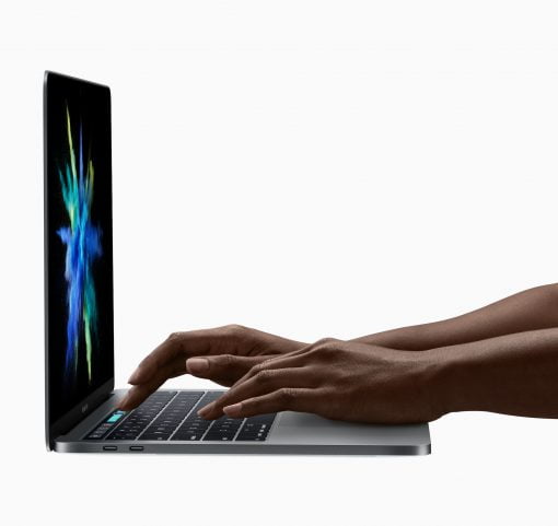 Apple MacBook Pro 2016 tippen