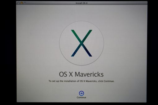 OS X Mavericks installieren