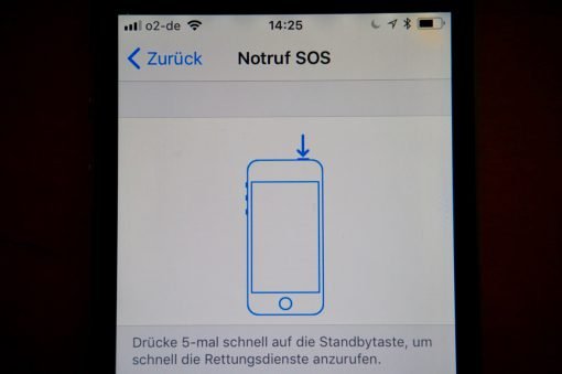 iPhone Notruf SOS