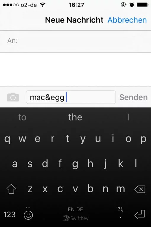 Swiftkey Tastatur iOS iPhone