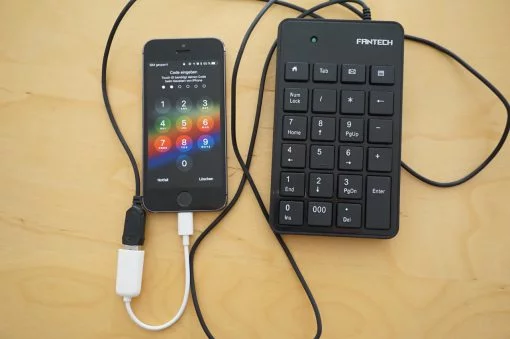 iPhone Code eingeben Display kaputt