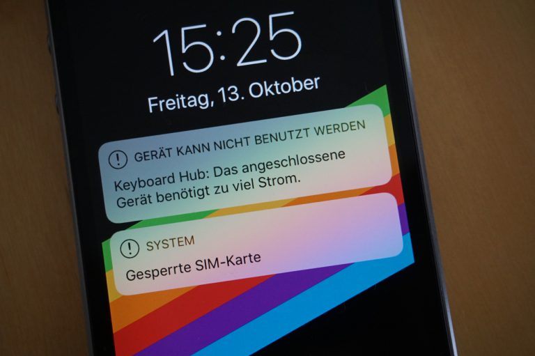 Sicherheitscode eingeben an iPhone mit defektem Display