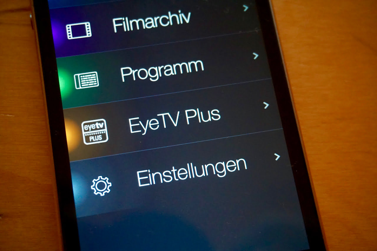 eyeTV iOS App