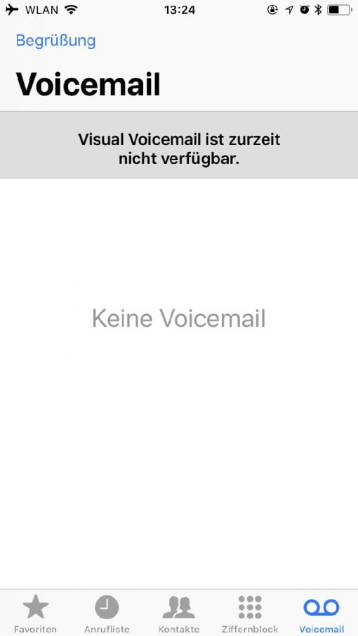iOS Visual Voicemail