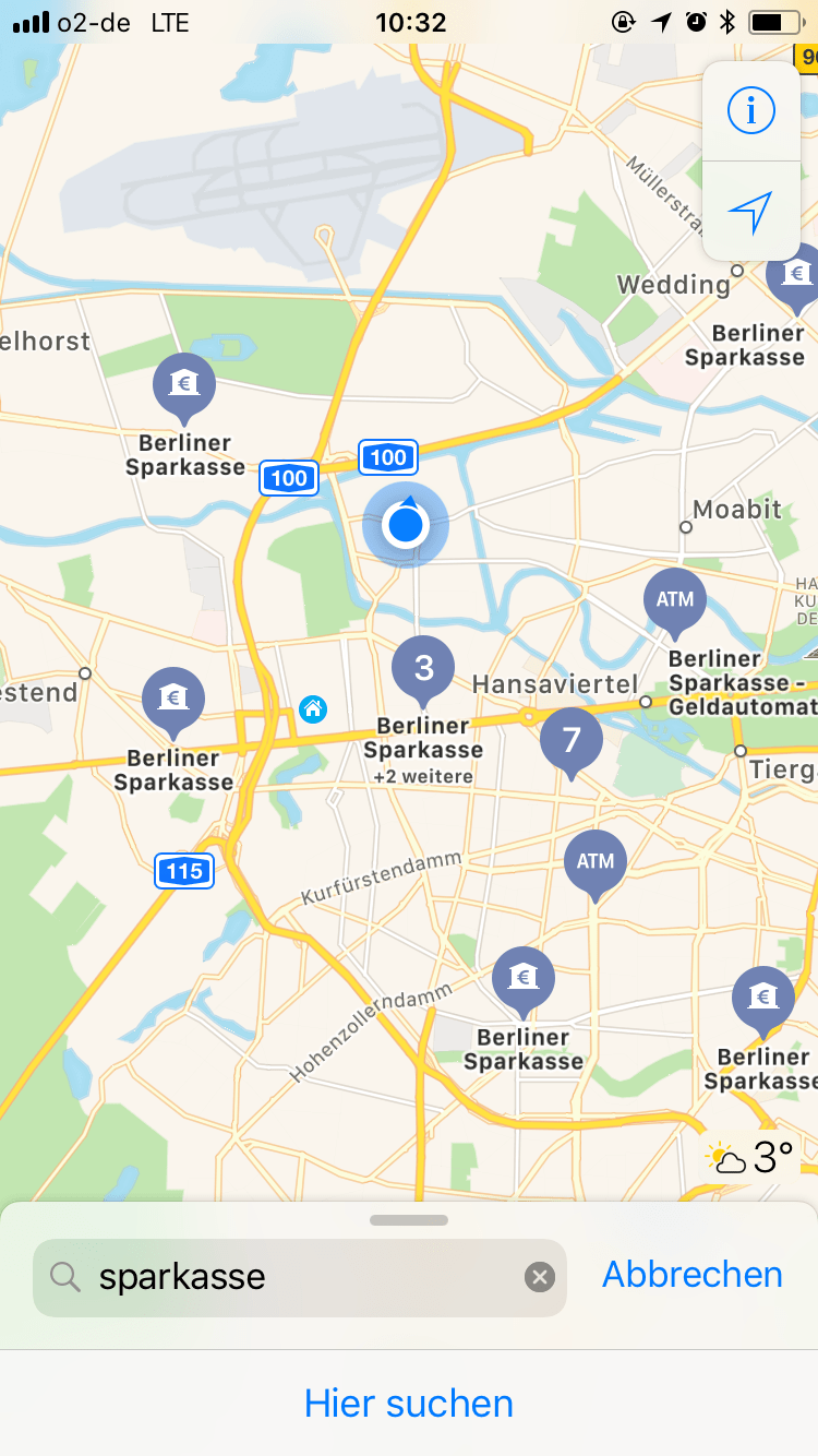 Apple Maps Ort melden