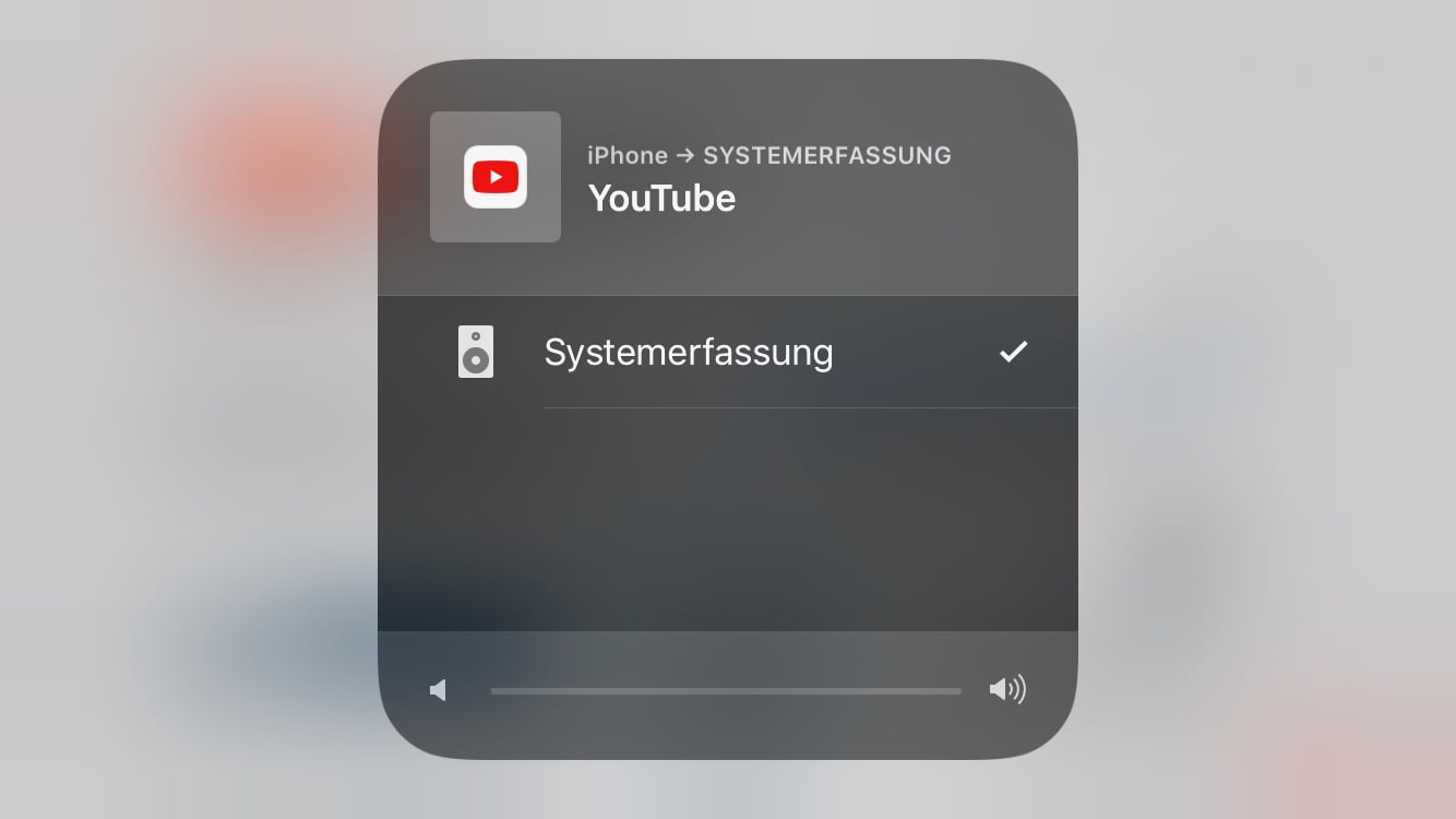YouTube Systemerfassung