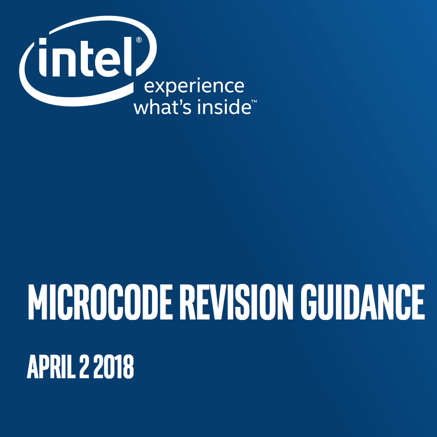 intel Microcode Updates