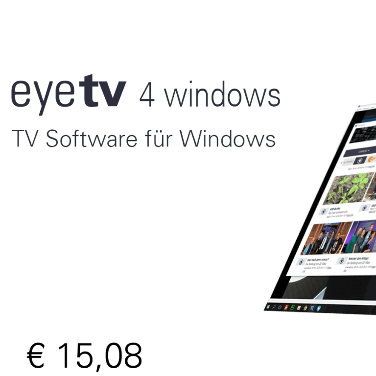 Ab sofort verfügbar: eyetv 4 für Windows