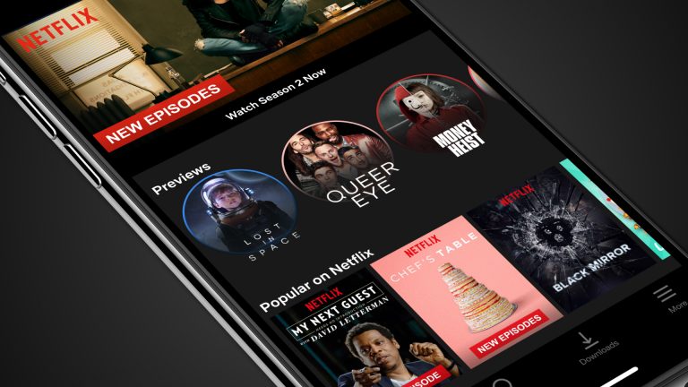 Netflix App bietet 30 Sekunden Vorschau