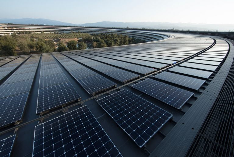 Apple mit 100% erneuerbaren Energien versorgt