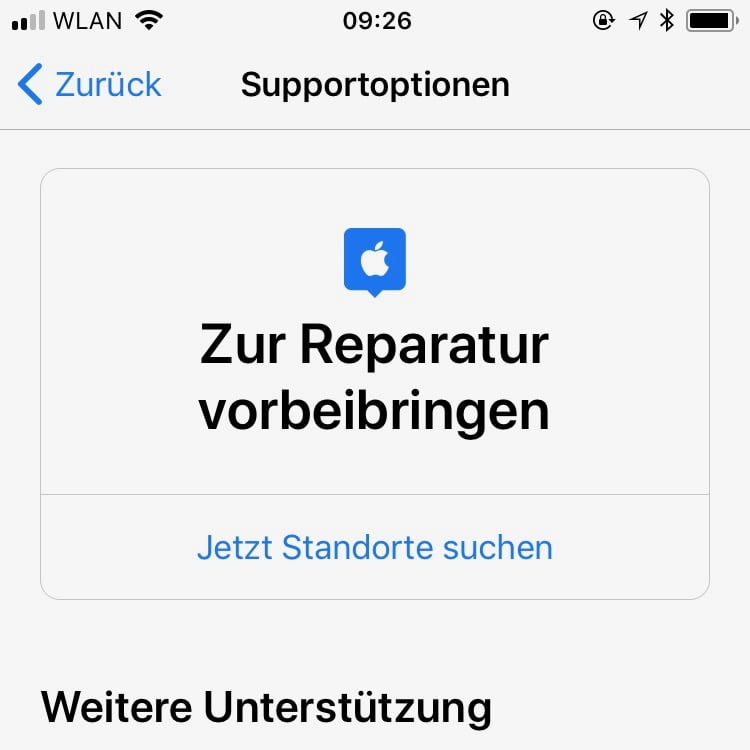 Apple iOS Support App