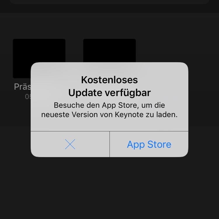Keynote Update iOS