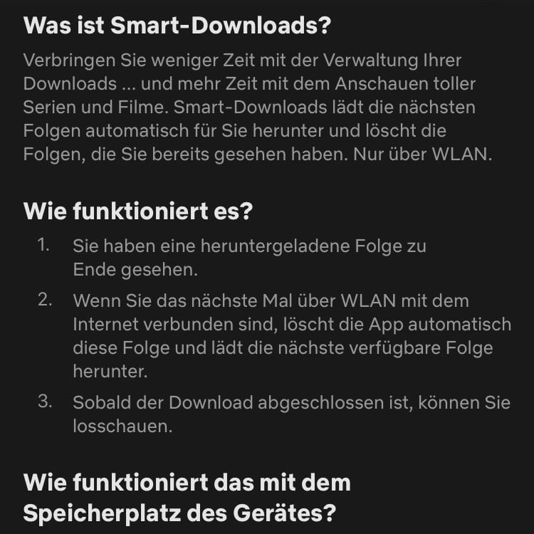 netflix smart downloads