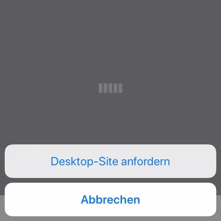 How to: Auf iPad, iPhone, iOS Desktop Website anfordern