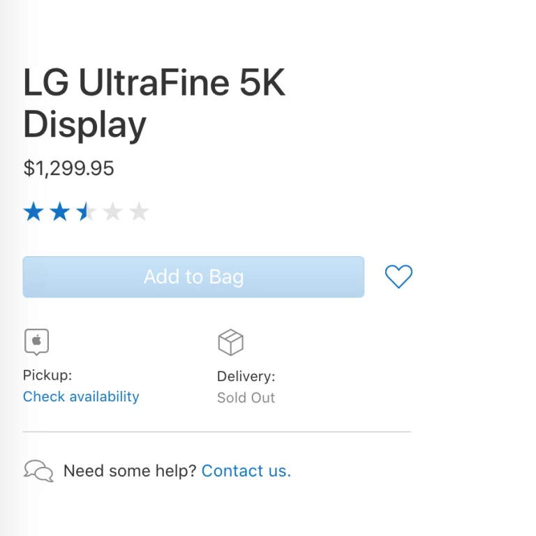 LG 5K Ultrafine Display verschwindet vom Markt