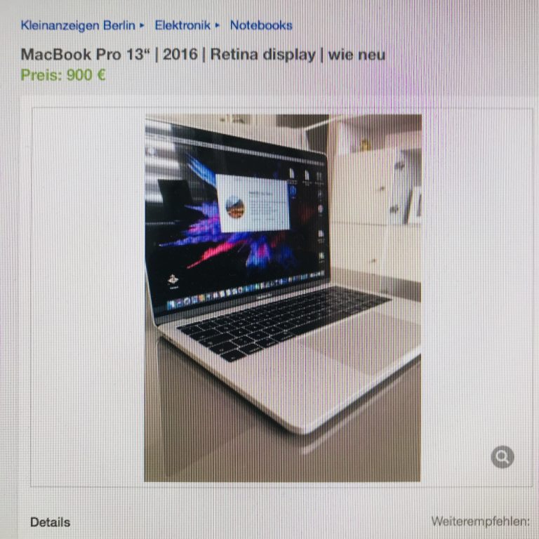 2019: Das ideale Schnäppchen MacBook ist ein gebrauchtes Pro aus 2016