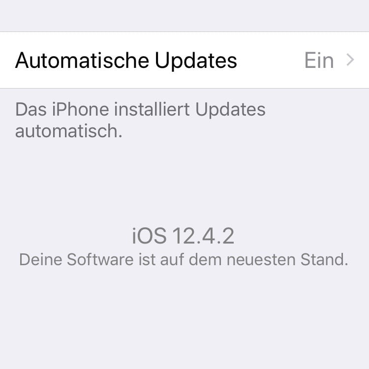 Apple Watch 4: watchOS 5.3.2 Update unter iOS 12.4 nicht möglich