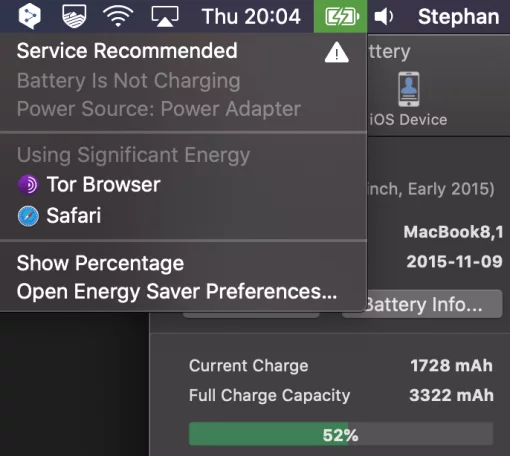 Macbook Battery Does Not Charge