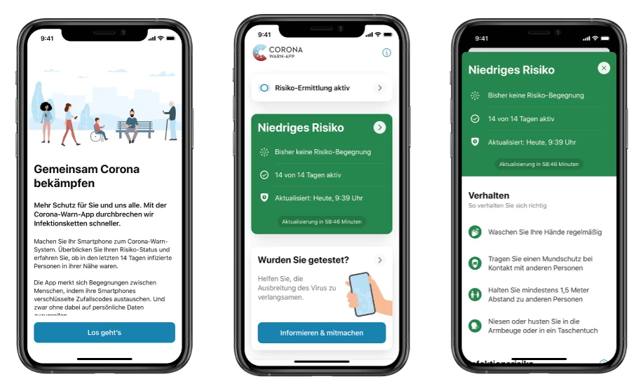 Corona Warn App nun auch für iOS 12 iPhones