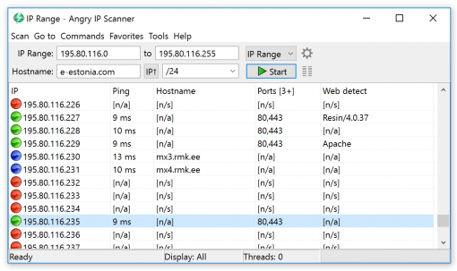 Angry IP Scanner Windows 10