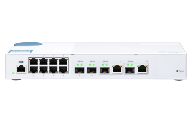 10 Gbit/s Switche mit SFP+ und 2,5, 5, 10 Gbit RJ45 Ports von Qnap