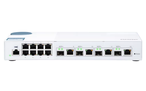 Qnap QSW M408 4C 10 Gbit Switch RJ45 SFP Mac