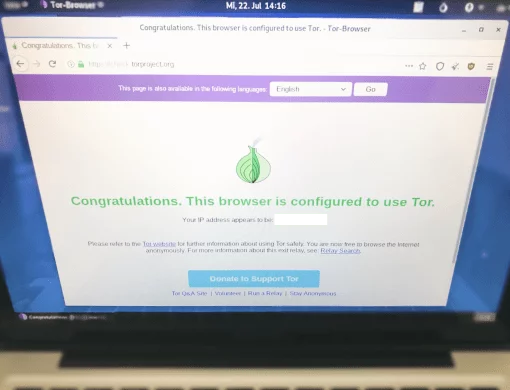 System configured for Tor