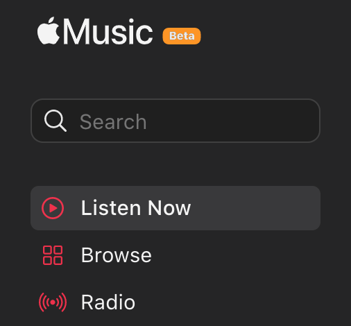 Apple Music Listen now