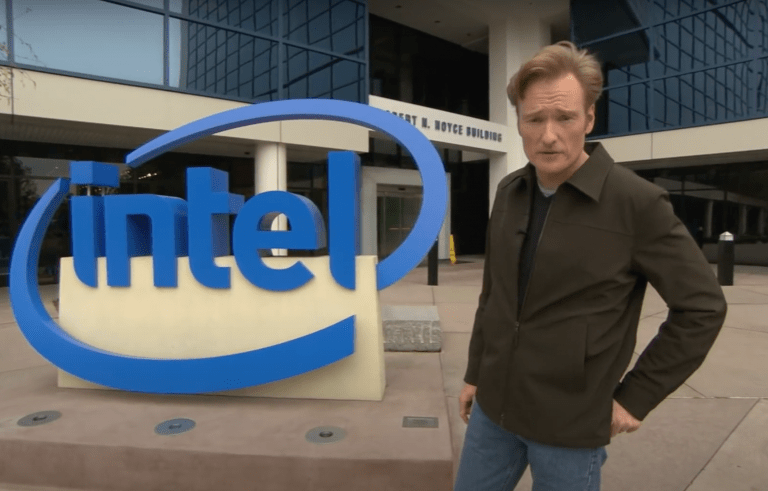 Zeitreise: Conan besucht Intel – vor 13 Jahren